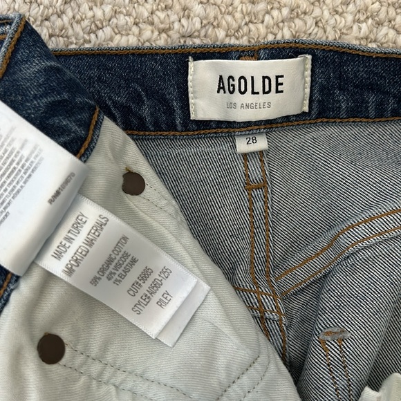 Agolde Riley High Rise Crop - Picture 7 of 8